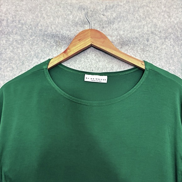 Bryn Walker Top Lightweight T Shirt LS Micro Modal Ultra Soft XS Green LS - Picture 3 of 7